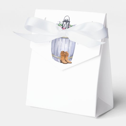 Ballotins Tente papier Ballotin Mariage campagnard d'été ru (Verso)