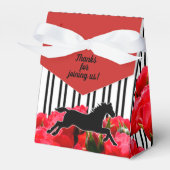 Ballotins Tente Rayures de Cheval Derby Roses Rouges Aquarel (Verso)