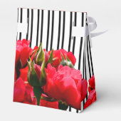 Ballotins Tente Rayures de Cheval Derby Roses Rouges Aquarel (Arrière)