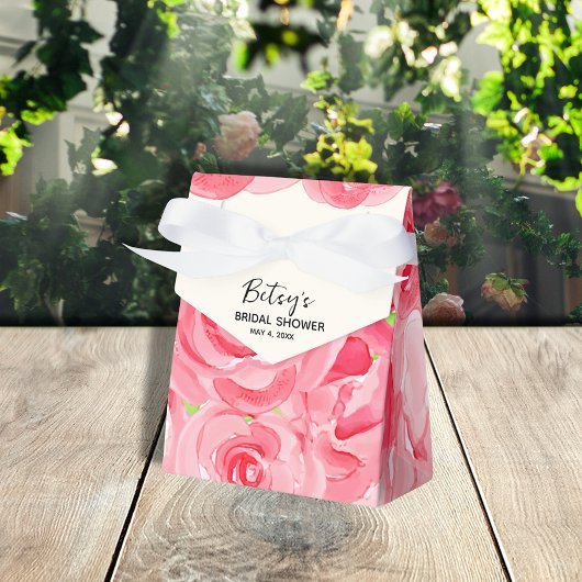 Ballotins Tentes de Roses à l'aquarelle