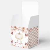 Ballotins Terracotta Boho Floral Petit Baby shower Citrouill (Ouvert)