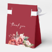 Ballotins Terracotta Burgundy Blush Floral Wedding  (Arrière)