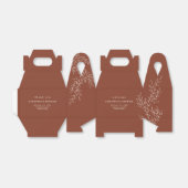 Ballotins Terracotta Élégant Ivy Floral (Déplié)