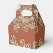 Ballotins Terracotta Élégante verdure Mariage Merci (Arrière)