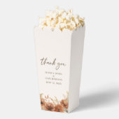 Ballotins Terracotta Fall Floral Mariage Merci Popcorn (Sauté)