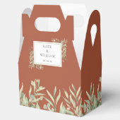 Ballotins Terracotta Green Foliage Gold Mariage (Ouvert)