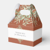 Ballotins Terracotta Merci Mariage verdoyant (Arrière)