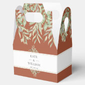 Ballotins Terracotta Merci Mariage verdoyant (Ouvert)