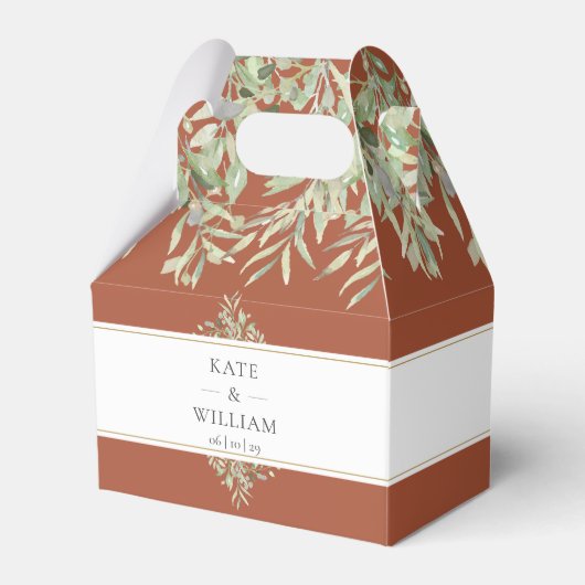 Ballotins Terracotta Merci Mariage verdoyant (Verso)