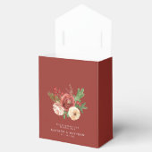 Ballotins Terracotta Pine Florale Bough Mariage Merci (Ouvert)