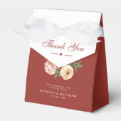 Ballotins Terracotta Pine Florale Bough Mariage Merci (Verso)