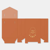 Ballotins Terracotta Rose Mariage Favor Box (Déplié)