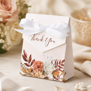 Ballotins Terracotta Rouille Fleurs Bohème Mariage Feuillage