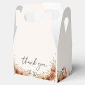 Ballotins Terracotta Rustic Fall Floral Mariage Merci (Ouvert)