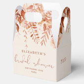 Ballotins Terracotta Rustic Floral Automne Fête des mariées (Ouvert)