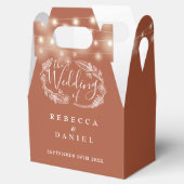 Ballotins Terracotta String éclaire le Mariage floral (Ouvert)