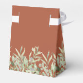 Ballotins Terracotta Verdure Feuillage Monogramme Mariage (Arrière)