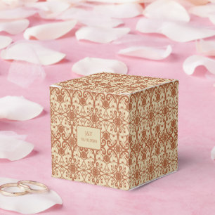 Ballotins Terracotta Vintage Boho Wedding Favor Box