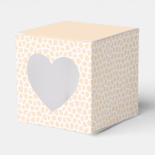 Ballotins Terrazzo - Orange Peach Heart Ballotin (Verso)