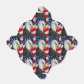 Ballotins Tête de Bald Eagle et drapeau américain (Déplié)
