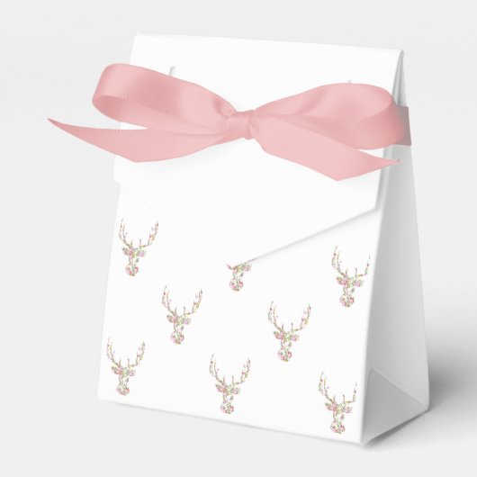 Ballotins Tête de cerf Vintage rose moderne (Verso)