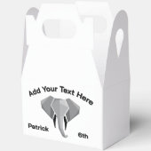 Ballotins Tête d'éléphant d'âge Géométriques Nom Texte (Ouvrir)