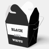 Ballotins Texte Blanc Gris Noir Et Couleurs Solides (Ouvert)