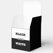 Ballotins Texte Blanc Gris Noir Et Couleurs Solides (Ouvert)