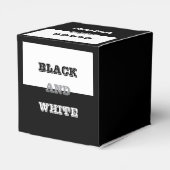 Ballotins Texte Blanc Gris Noir Et Couleurs Solides (Arrière)