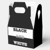 Ballotins Texte Blanc Gris Noir Et Couleurs Solides (Ouvert)