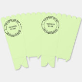 Ballotins Texte et couleurs personnalisés Boîte à popcorn de (Déplié)