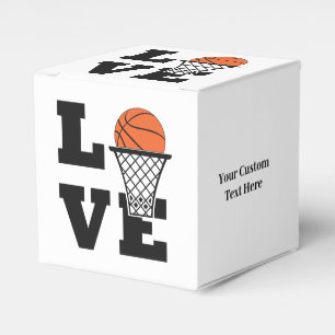 Ballotins Texte personnalisé Amour de basketball