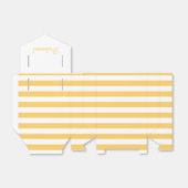 Ballotins Texte personnalisé de bande jaune (Déplié)