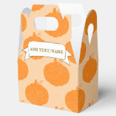 Ballotins Texte personnalisé du dessin Citrouille de saison (Ouvert)