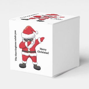Ballotins Texte personnalisé Santa dansant en dabbing