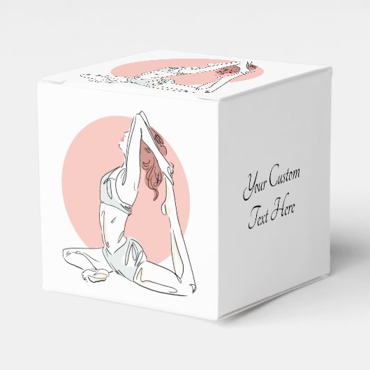 Ballotins Texte personnalisé Yoga Femme ballotin (Verso)