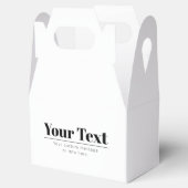 Ballotins Texte rétro-modern élégant | Noir & Blanc (Ouvert)