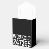 Ballotins Texte usé et rayé Workout 247365 blanc (Ouvert)