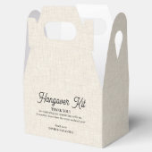 Ballotins Texture de lin beige clair Kit de couverture (Ouvert)