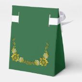 Ballotins Thank You, Emerald Green & Gold Wedding  (Arrière)