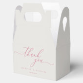 Ballotins Thank you Gift simple pink (Ouvert)