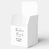 Ballotins Thanks a brunch post wedding name date simple  (Ouvert)