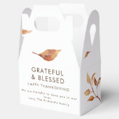 Ballotins Thanksgiving Dîner Invitation Boho Theme (Ouvert)