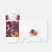 Ballotins Thanksgiving Merci Automne Bourgogne Citrouille (Déplié)