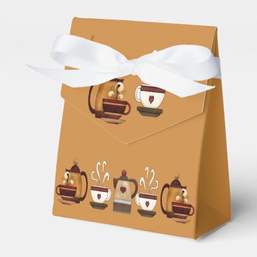 Ballotins Thé dans l'après-midi avec une théière en terre po (Verso)