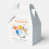 Ballotins Thé dansant de mariage de coupe de thé de fleur mo (Arrière)