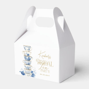 Ballotins Thé de mariage en style chinoiserie bleu Réception