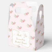 Ballotins Thé de mariage floral rose (Ouvert)