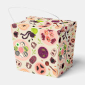 Ballotins Thé d'Halloween Favoriser Box (Arrière)