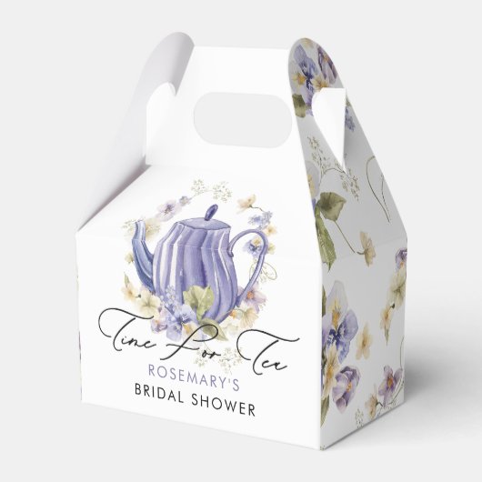 Ballotins Thé Floral Mariage: L'heure du Thé (Verso)